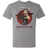T-Shirts Premium Heather / Small Negan Chooses You Men's Triblend T-Shirt