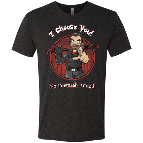 T-Shirts Vintage Black / Small Negan Chooses You Men's Triblend T-Shirt