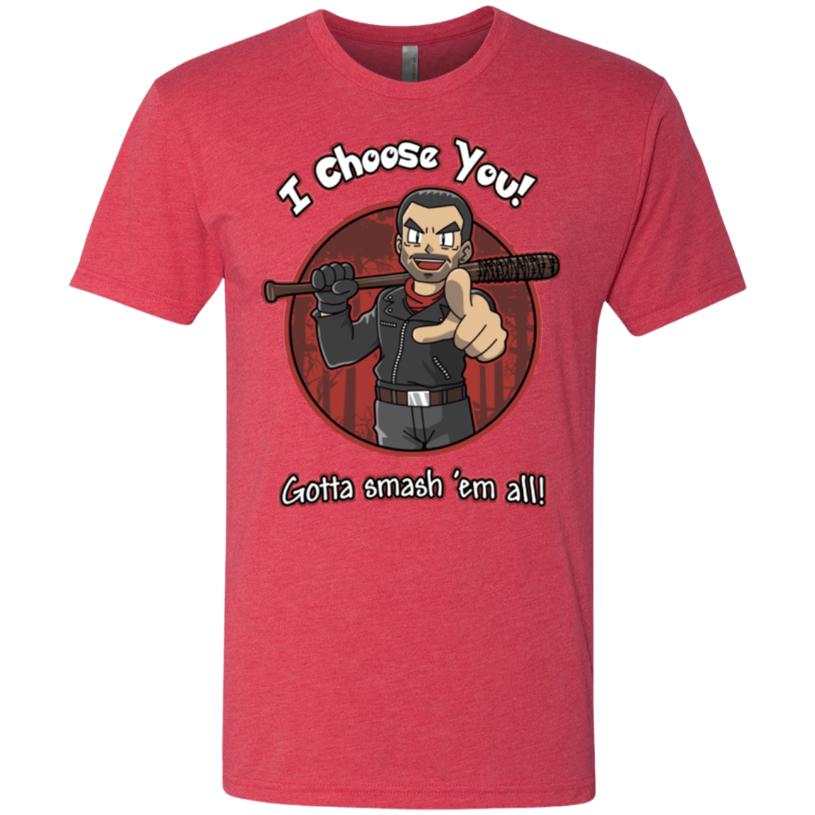 T-Shirts Vintage Red / Small Negan Chooses You Men's Triblend T-Shirt