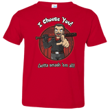 T-Shirts Red / 2T Negan Chooses You Toddler Premium T-Shirt