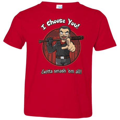 T-Shirts Red / 2T Negan Chooses You Toddler Premium T-Shirt