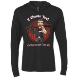 T-Shirts Vintage Black / X-Small Negan Chooses You Triblend Long Sleeve Hoodie Tee