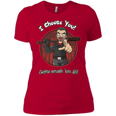 T-Shirts Red / X-Small Negan Chooses You Women's Premium T-Shirt
