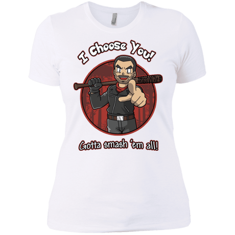 T-Shirts White / X-Small Negan Chooses You Women's Premium T-Shirt