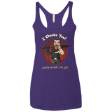 T-Shirts Purple / X-Small Negan Chooses You Women's Triblend Racerback Tank