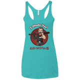 T-Shirts Tahiti Blue / X-Small Negan Chooses You Women's Triblend Racerback Tank
