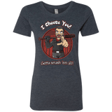 T-Shirts Vintage Navy / Small Negan Chooses You Women's Triblend T-Shirt