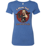 T-Shirts Vintage Royal / Small Negan Chooses You Women's Triblend T-Shirt