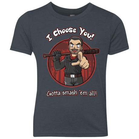 T-Shirts Vintage Navy / YXS Negan Chooses You Youth Triblend T-Shirt