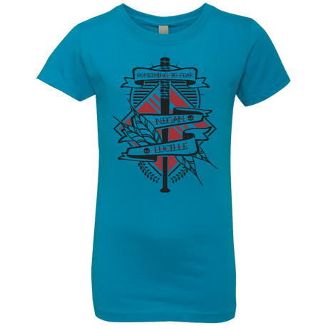 T-Shirts Turquoise / YXS Negan & Lucille Girls Premium T-Shirt