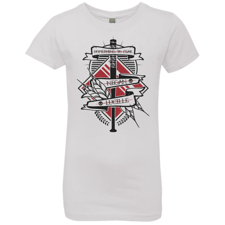T-Shirts White / YXS Negan & Lucille Girls Premium T-Shirt