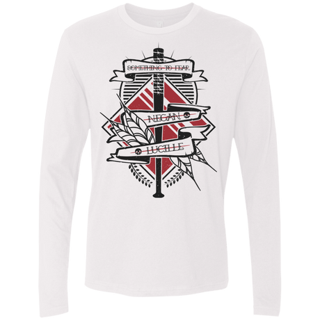 T-Shirts White / Small Negan & Lucille Men's Premium Long Sleeve