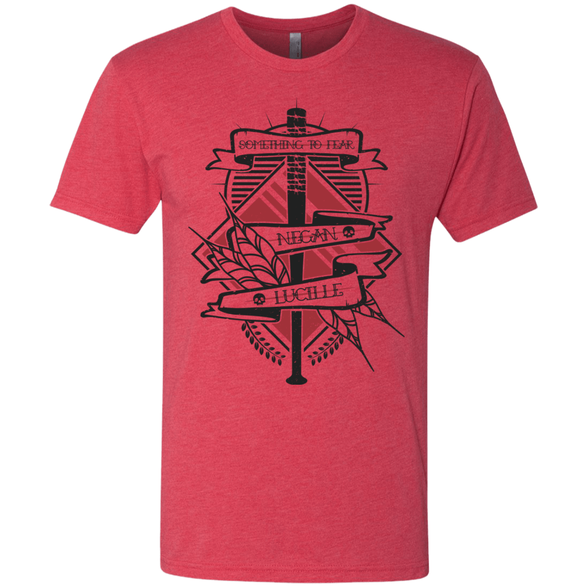 T-Shirts Vintage Red / Small Negan & Lucille Men's Triblend T-Shirt