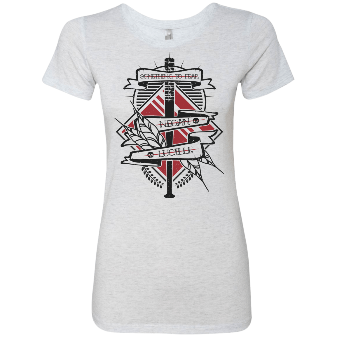 T-Shirts Heather White / Small Negan & Lucille Women's Triblend T-Shirt