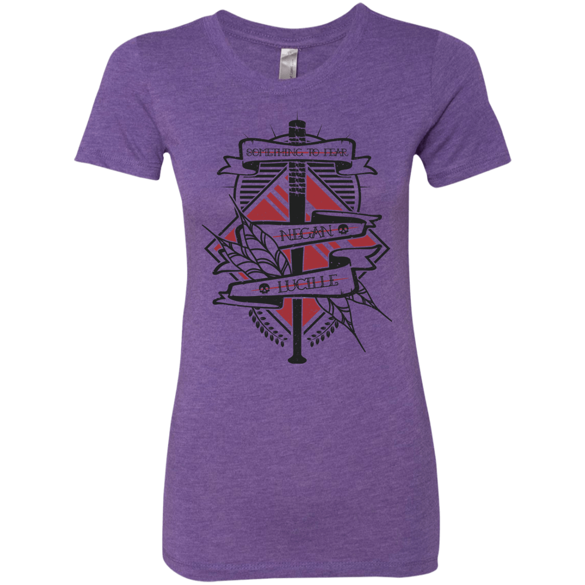 T-Shirts Purple Rush / Small Negan & Lucille Women's Triblend T-Shirt