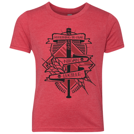 T-Shirts Vintage Red / YXS Negan & Lucille Youth Triblend T-Shirt