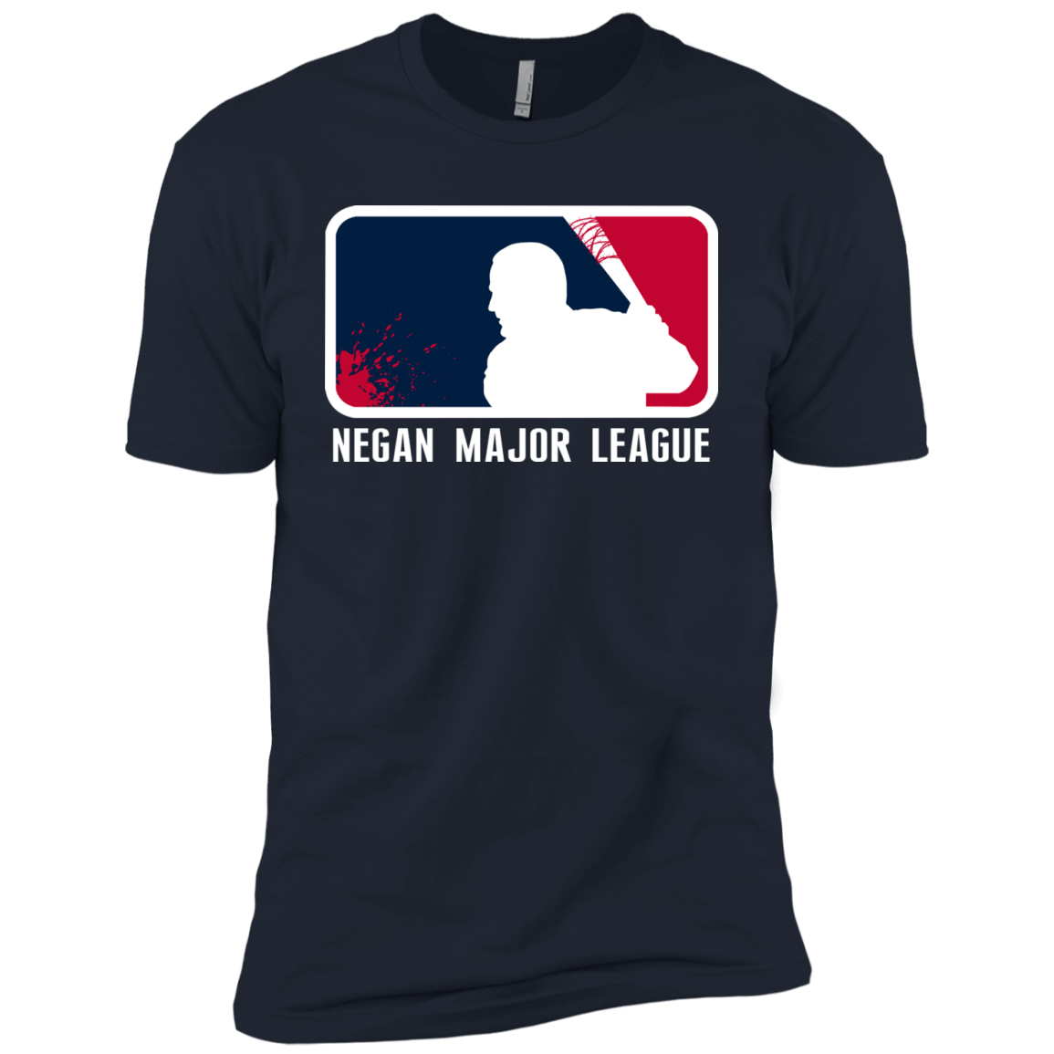 T-Shirts Midnight Navy / YXS Negan Mayor League Boys Premium T-Shirt