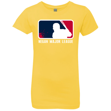 T-Shirts Vibrant Yellow / YXS Negan Mayor League Girls Premium T-Shirt