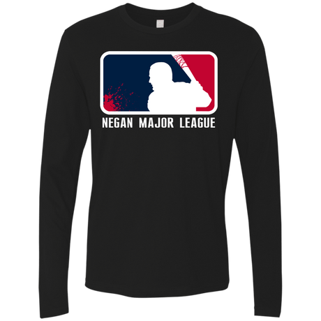 T-Shirts Black / Small Negan Mayor League Men's Premium Long Sleeve