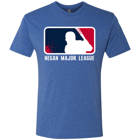 T-Shirts Vintage Royal / Small Negan Mayor League Men's Triblend T-Shirt