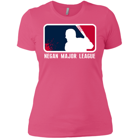 T-Shirts Hot Pink / X-Small Negan Mayor League Women's Premium T-Shirt