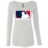 T-Shirts Heather White / Small Negan Mayor League Women's Triblend Long Sleeve Shirt