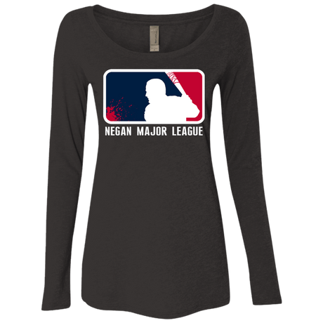 T-Shirts Vintage Black / Small Negan Mayor League Women's Triblend Long Sleeve Shirt