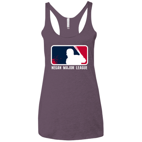 T-Shirts Vintage Purple / X-Small Negan Mayor League Women's Triblend Racerback Tank