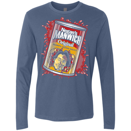 T-Shirts Indigo / Small Negans Manwich Men's Premium Long Sleeve