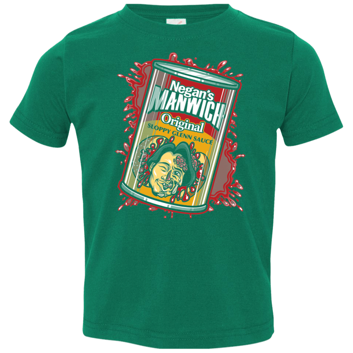 T-Shirts Kelly / 2T Negans Manwich Toddler Premium T-Shirt