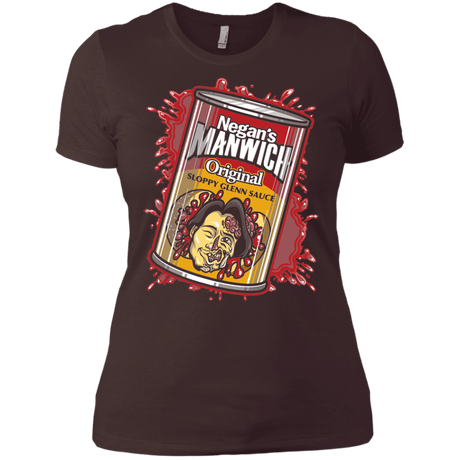 T-Shirts Dark Chocolate / X-Small Negans Manwich Women's Premium T-Shirt