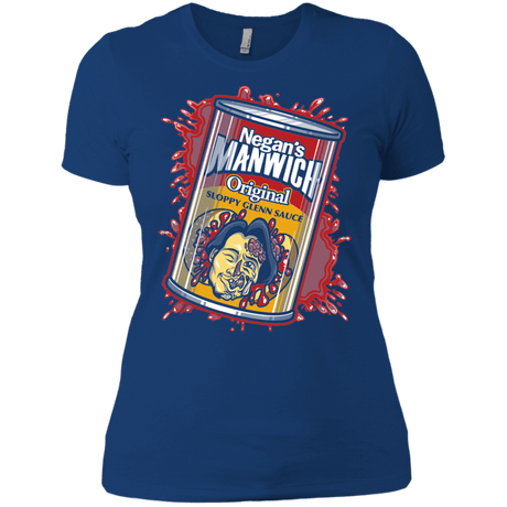 T-Shirts Royal / X-Small Negans Manwich Women's Premium T-Shirt