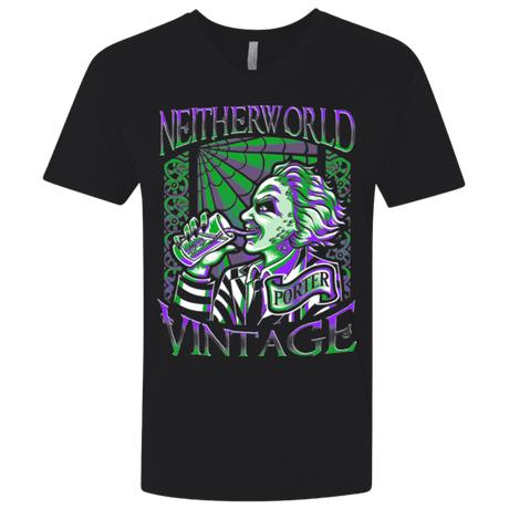 T-Shirts Black / X-Small Neitherworld Vintage Men's Premium V-Neck