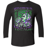 T-Shirts Vintage Black/Vintage Black / X-Small Neitherworld Vintage Men's Triblend 3/4 Sleeve