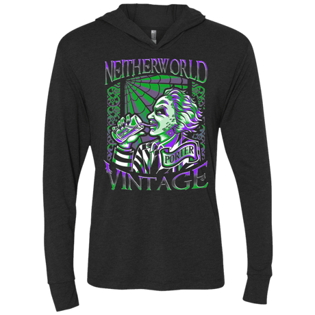 T-Shirts Vintage Black / X-Small Neitherworld Vintage Triblend Long Sleeve Hoodie Tee