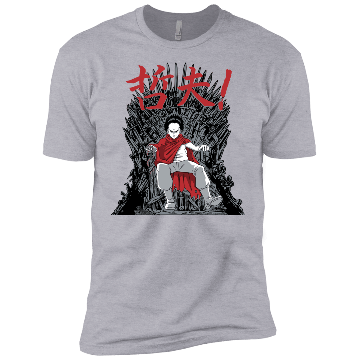 T-Shirts Heather Grey / YXS Neo King Boys Premium T-Shirt
