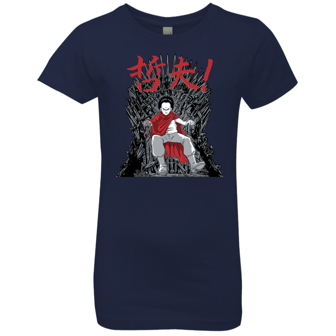 T-Shirts Midnight Navy / YXS Neo King Girls Premium T-Shirt
