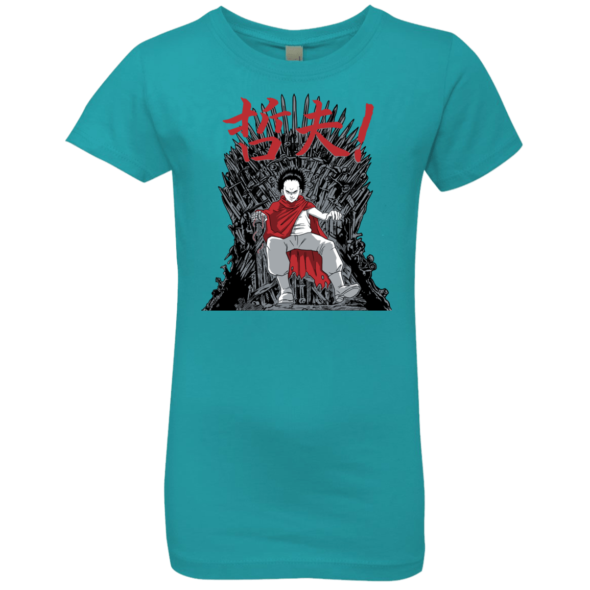 T-Shirts Tahiti Blue / YXS Neo King Girls Premium T-Shirt