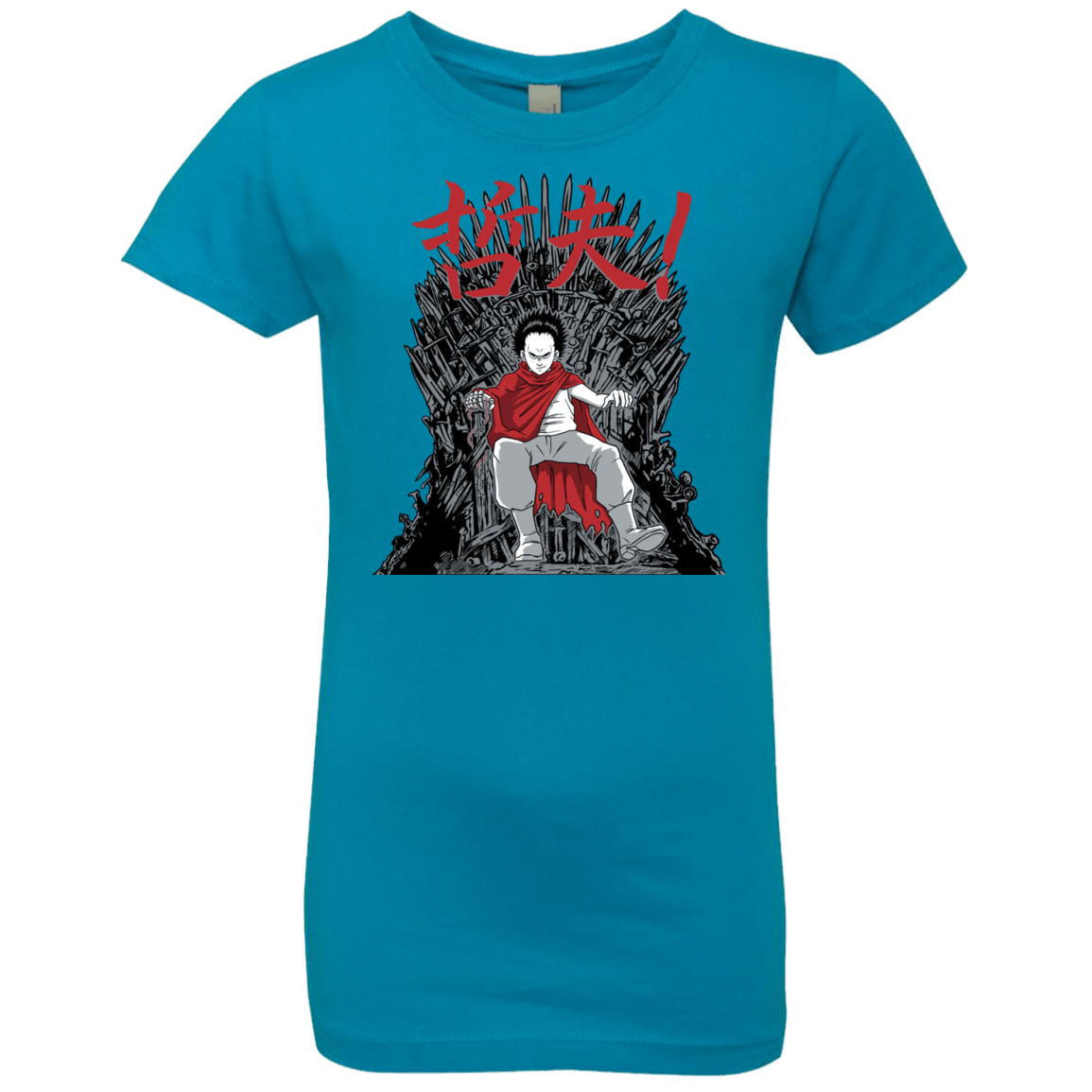 T-Shirts Turquoise / YXS Neo King Girls Premium T-Shirt