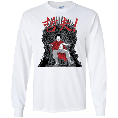 T-Shirts White / S Neo King Men's Long Sleeve T-Shirt