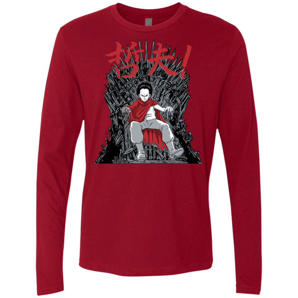 T-Shirts Cardinal / S Neo King Men's Premium Long Sleeve