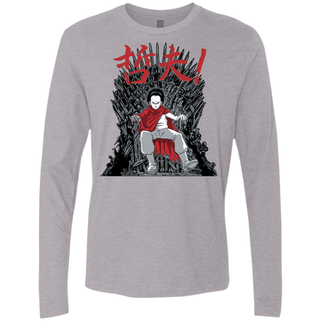 T-Shirts Heather Grey / S Neo King Men's Premium Long Sleeve