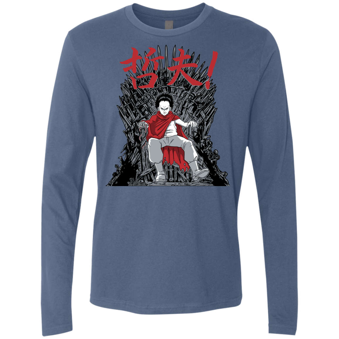T-Shirts Indigo / S Neo King Men's Premium Long Sleeve