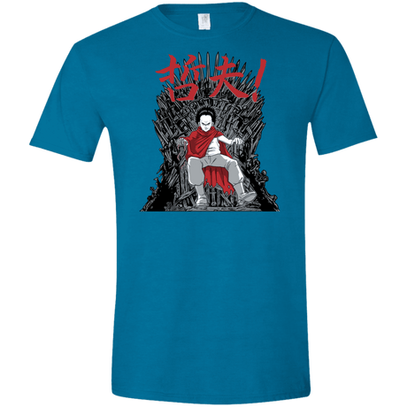 T-Shirts Antique Sapphire / S Neo King Men's Semi-Fitted Softstyle