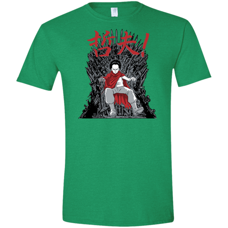 T-Shirts Heather Irish Green / S Neo King Men's Semi-Fitted Softstyle