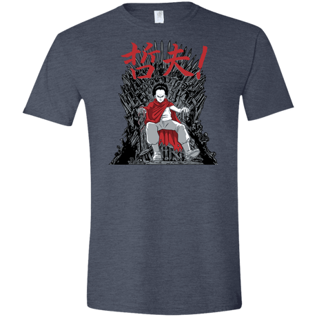 T-Shirts Heather Navy / S Neo King Men's Semi-Fitted Softstyle