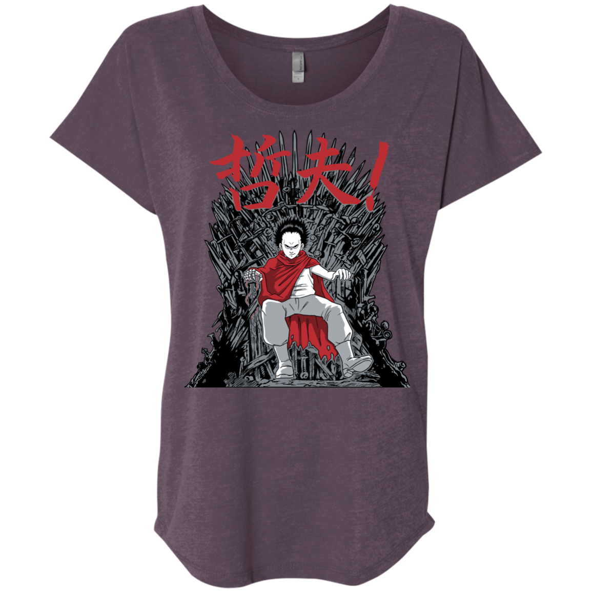 T-Shirts Vintage Purple / X-Small Neo King Triblend Dolman Sleeve