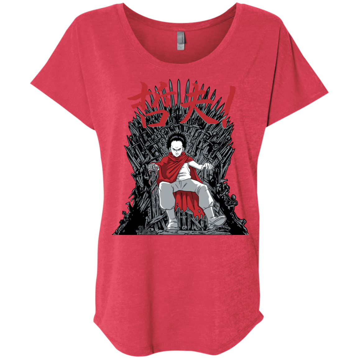 T-Shirts Vintage Red / X-Small Neo King Triblend Dolman Sleeve