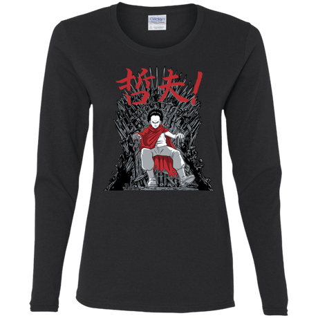 T-Shirts Black / S Neo King Women's Long Sleeve T-Shirt