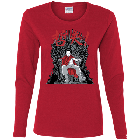 T-Shirts Red / S Neo King Women's Long Sleeve T-Shirt